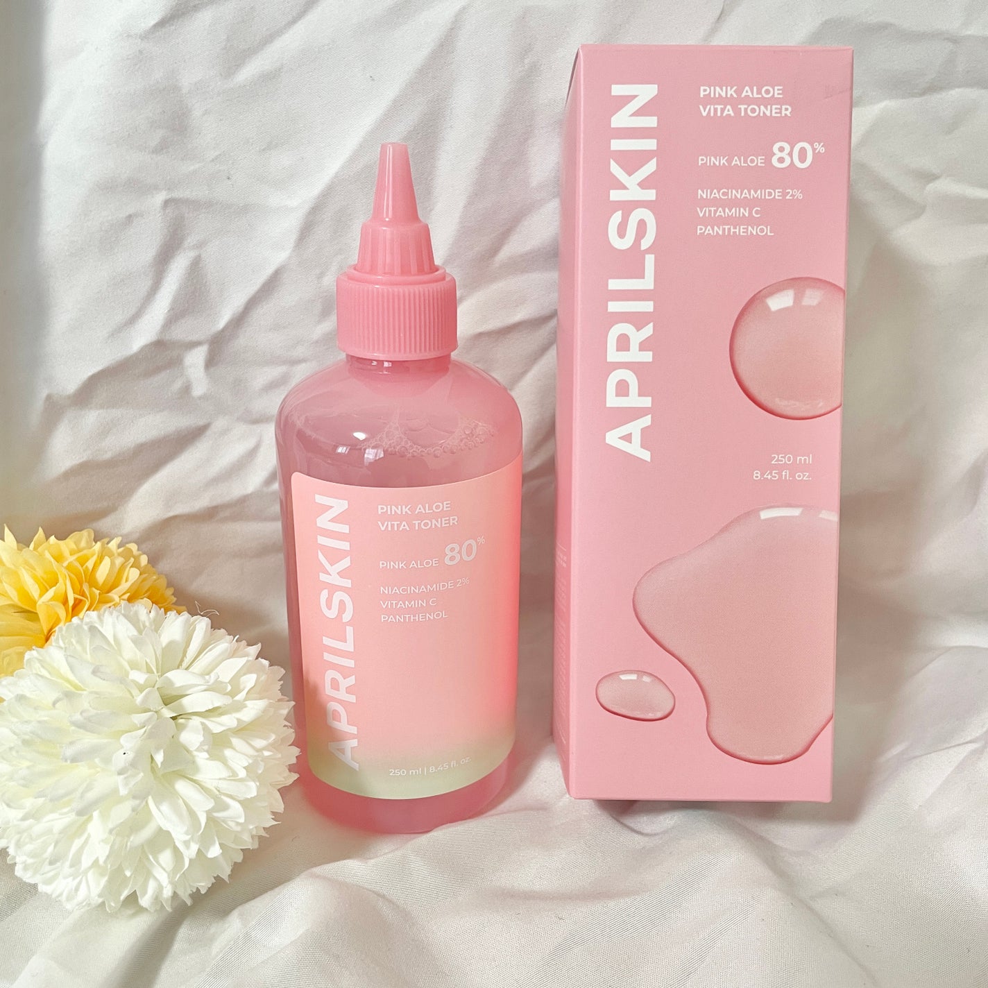 ピンクアロエビタトナー/APRILSKIN/化粧水を使ったクチコミ(1枚目)