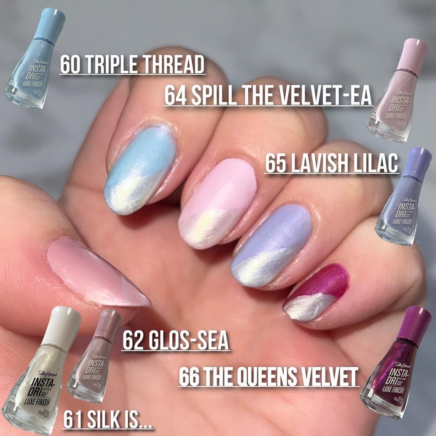 インスタドライ ネイルカラー リュクスフィニッシュ/サリーハンセン/オールインワンネイルを使ったクチコミ(3枚目)