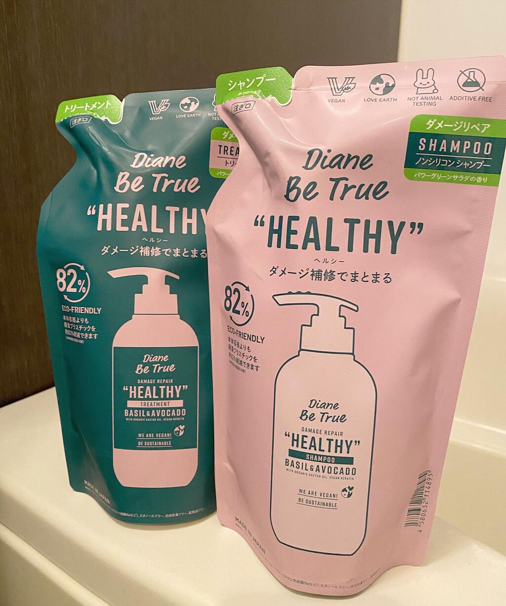 Diane Be True（ダイアンビートゥルー）/HEALTHY / ダメージ /シャンプー＆トリートメント シャンプー 詰替え用/ダイアンビートゥルー/市販シャンプーを使ったクチコミ（1枚目）