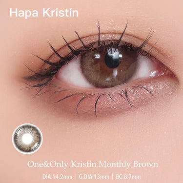 One & Only Kristin/Hapa kristin/カラーコンタクトレンズを使ったクチコミ（4枚目）