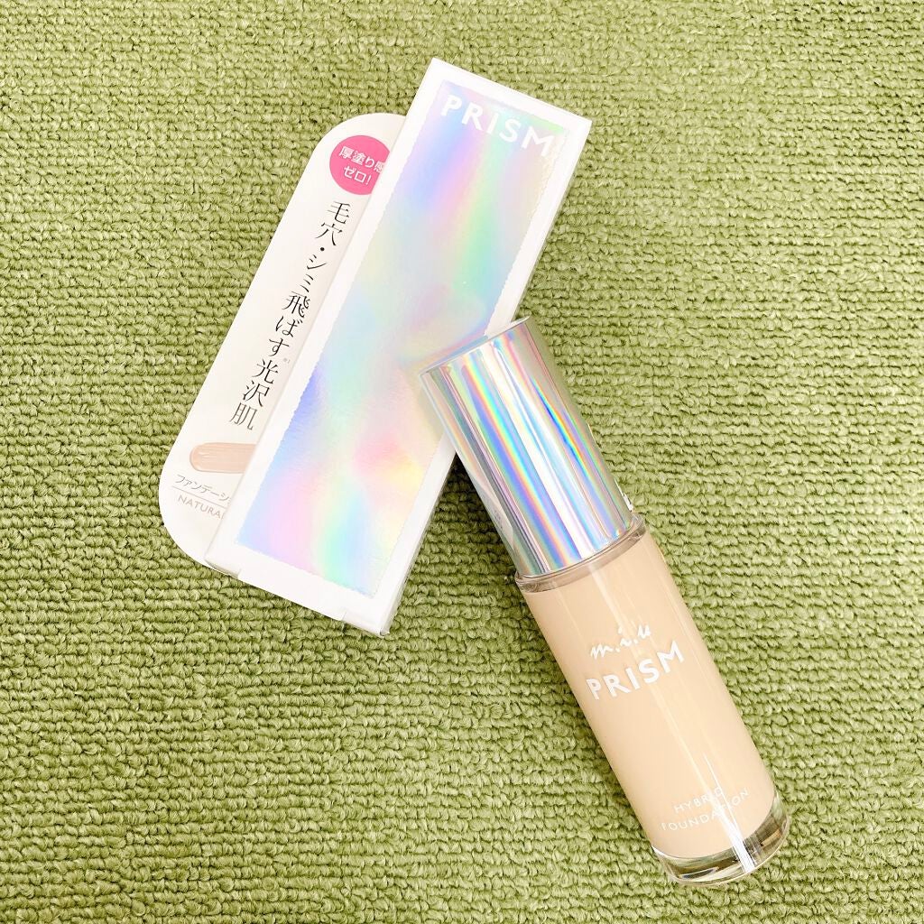 プリズム ハイブリッドファンデーション/ミックウエルヴァ/リキッドファンデーションを使ったクチコミ(1枚目)