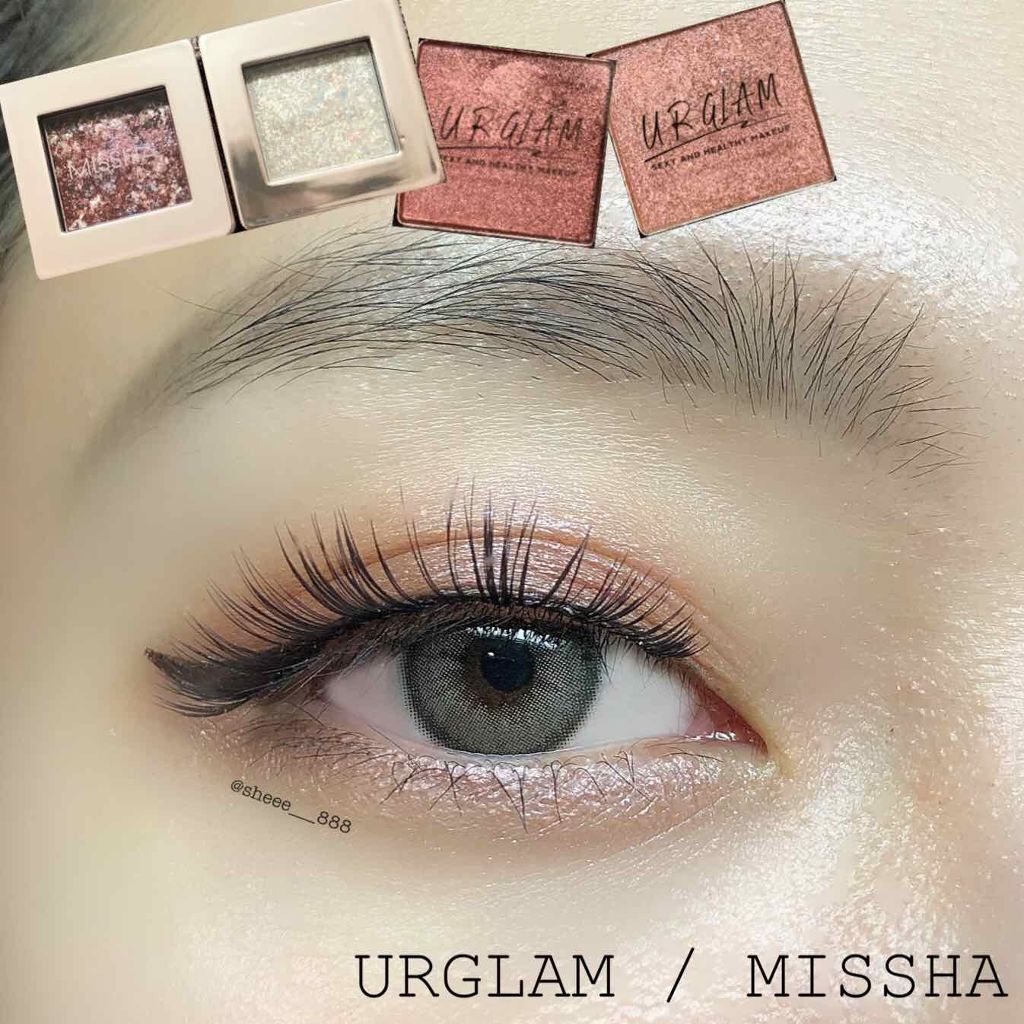 UR GLAM POWDER EYESHADOW/U R GLAM/単色アイシャドウを使ったクチコミ(2枚目)