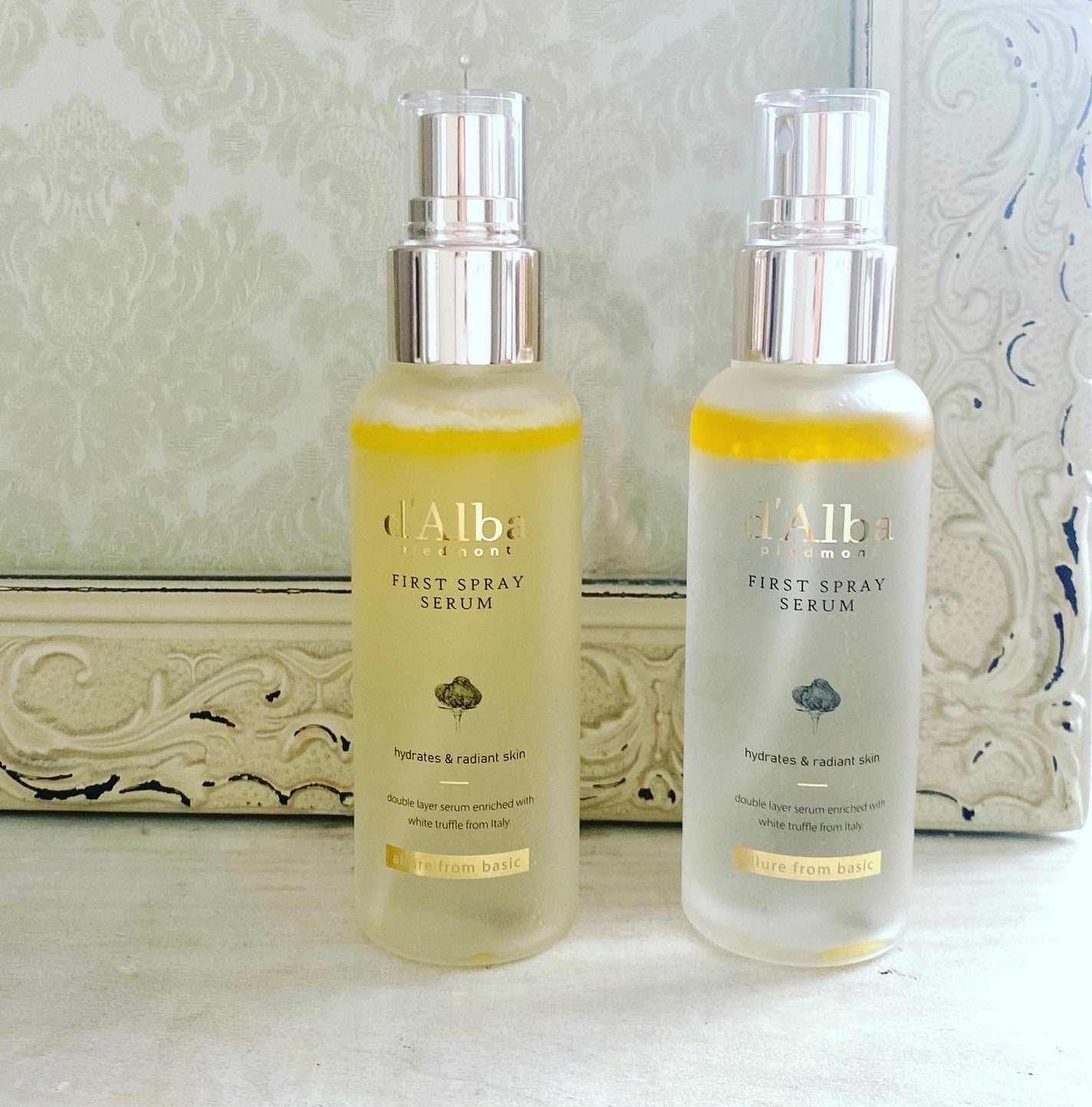 ダルバ ホワイトトリュフファーストスプレーセラム/ダルバ/ミスト状化粧水を使ったクチコミ(1枚目)