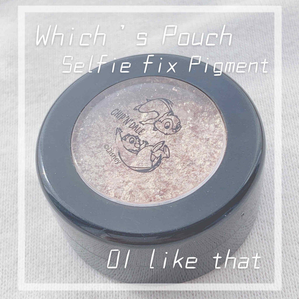 セルフィーフィックスピグメント 01 ライクザット/Witch's Pouch/単色アイシャドウを使ったクチコミ（1枚目）