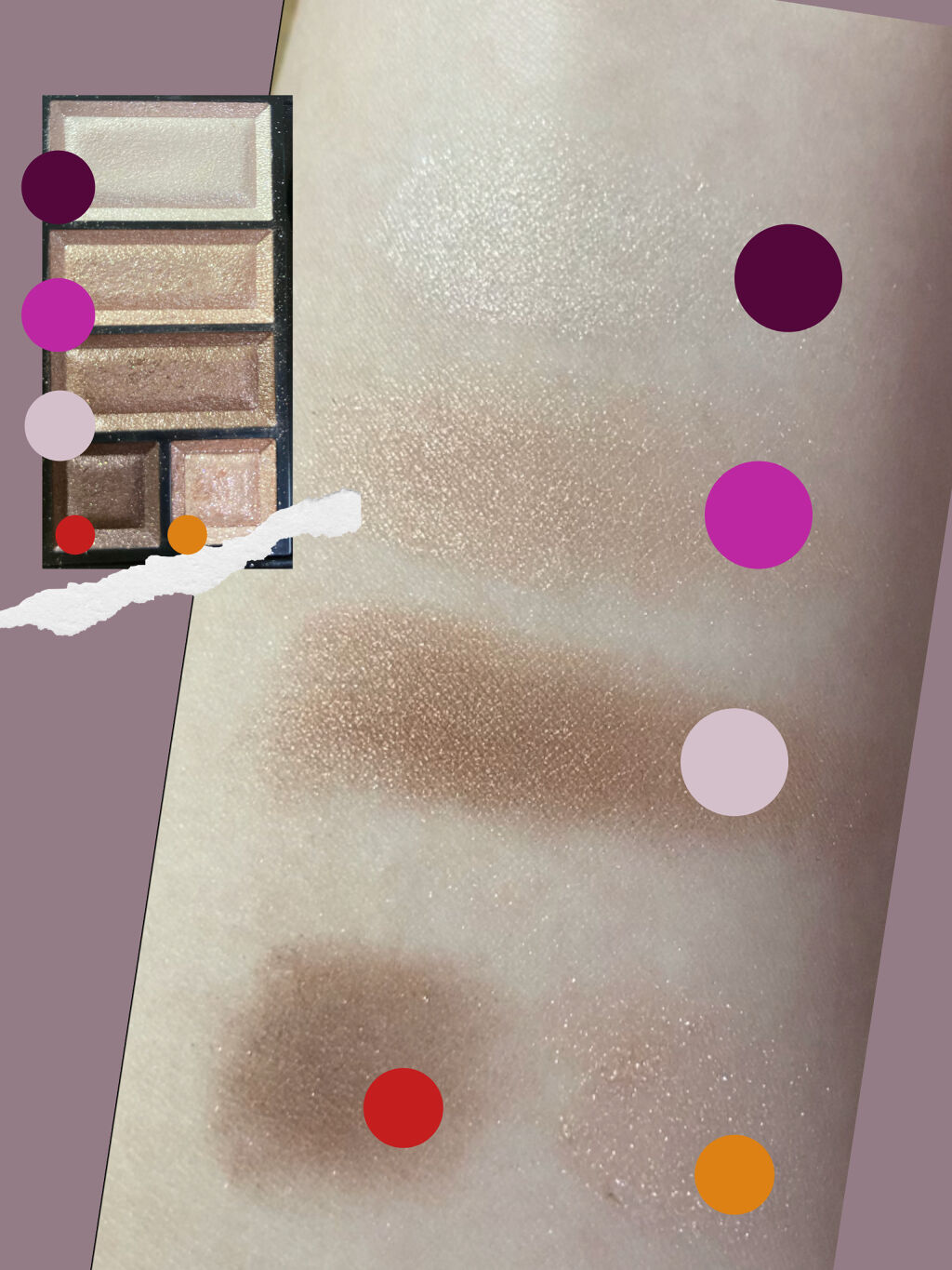 ショコラスウィート アイズ/リンメル ロンドン/アイシャドウパレットを使ったクチコミ（2枚目）