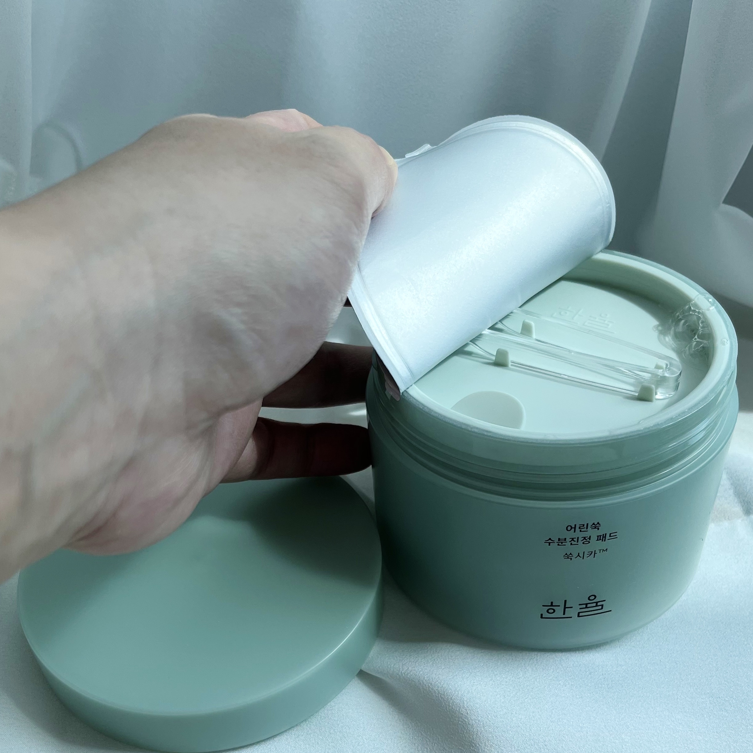 ピュアアルテミシアカーミングパッド/HANYUL(ハンユル)/トナーパッドを使ったクチコミ（2枚目）