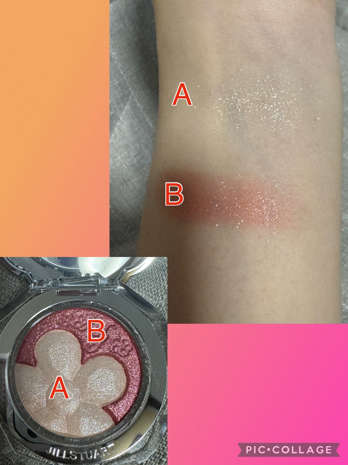 ジルスチュアート クリスタルブルーム ペタルクチュールアイズ デュオ/JILL STUART/アイシャドウパレットを使ったクチコミ(6枚目)