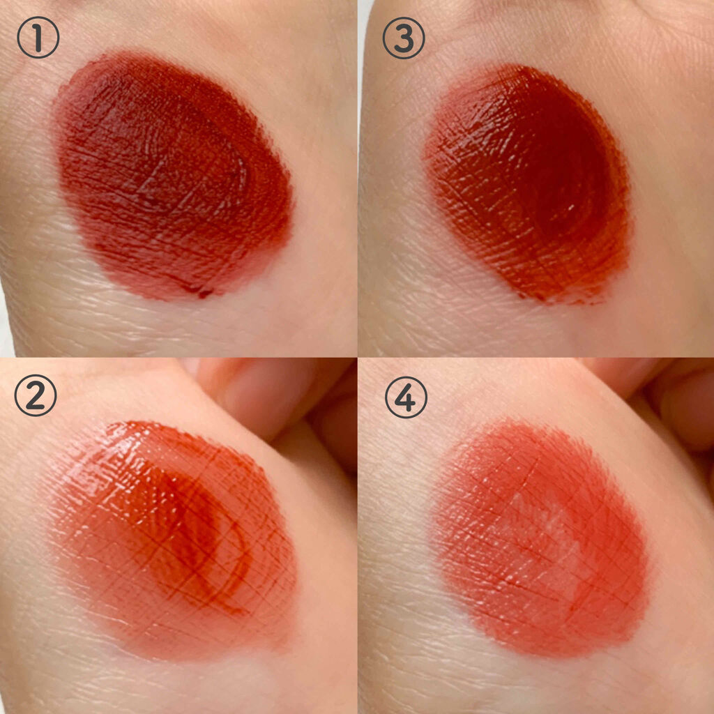 ムース キャンディー ティント 07ダークチェリームース/the SAEM/リップティントを使ったクチコミ（3枚目）