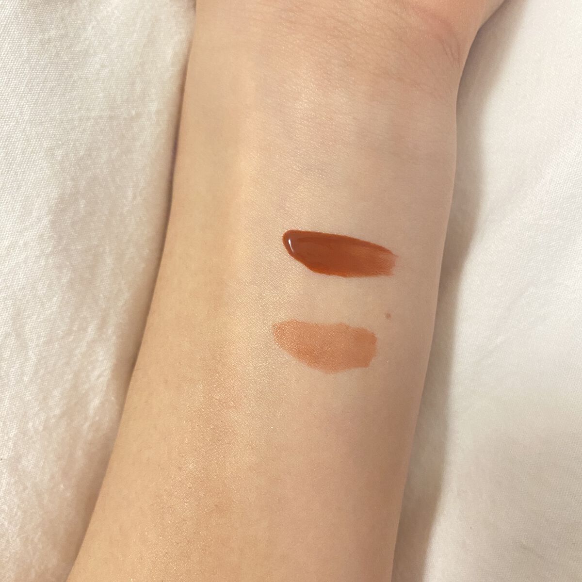 ジューシーラスティングティント/rom&nd/リップティントを使ったクチコミ（2枚目）