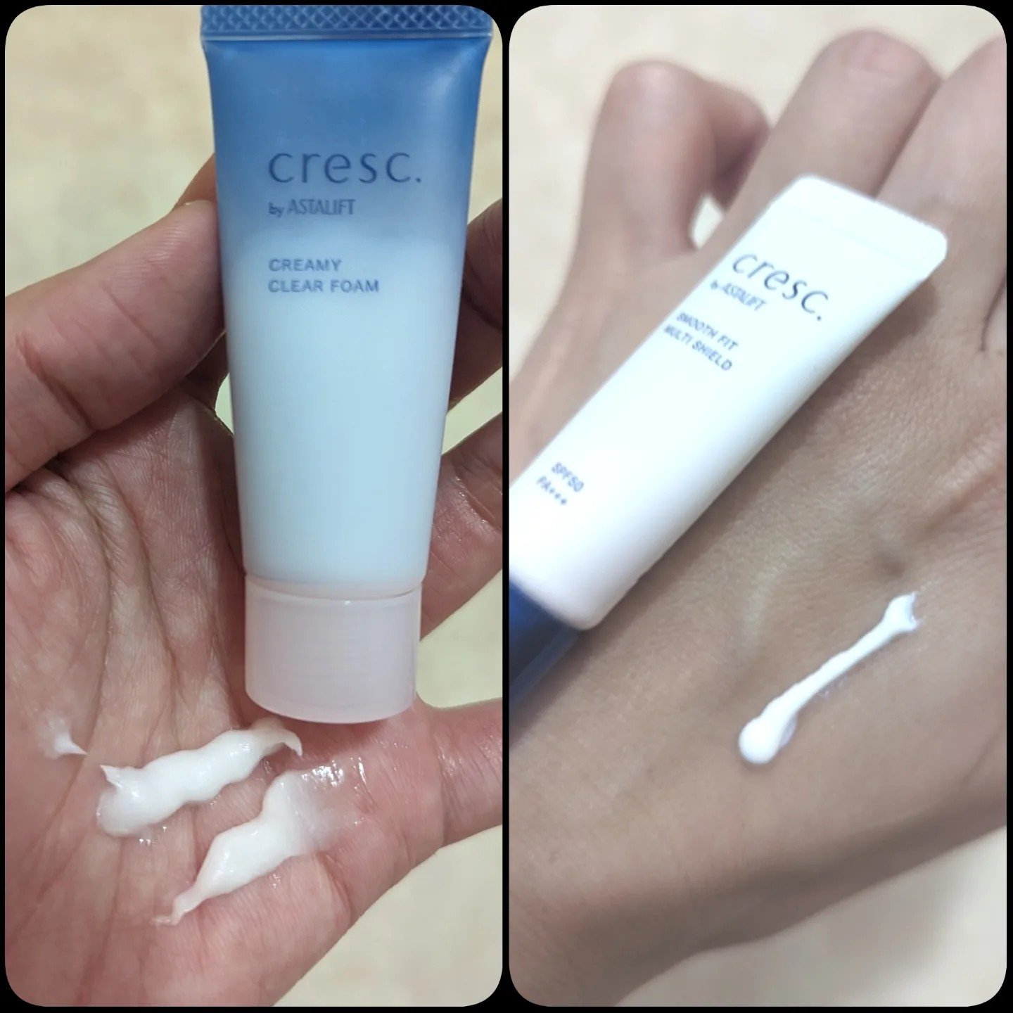 スムースフィット マルチシールド/cresc. by ASTALIFT/化粧下地を使ったクチコミ（2枚目）