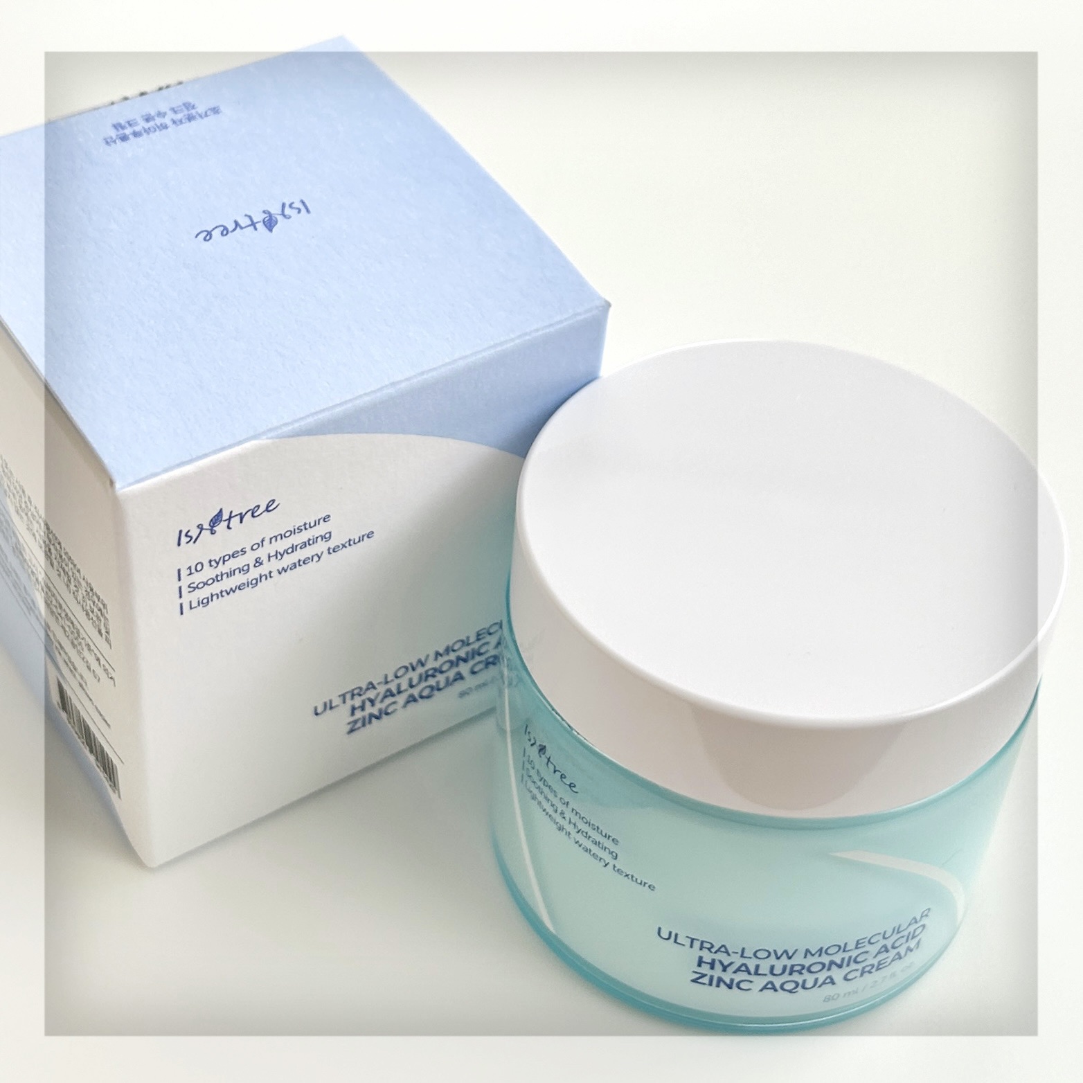 超低分子ヒアルロン酸ジンク水分クリーム/Isntree/フェイスクリームを使ったクチコミ（1枚目）