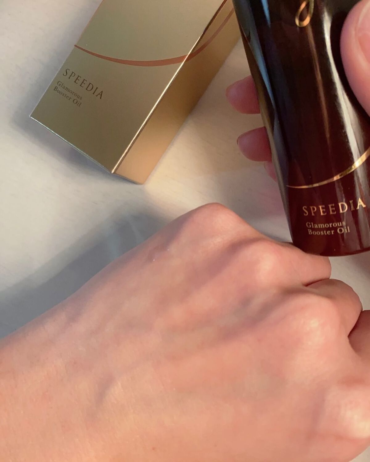 グラマラスブースターオイル/SPEEDIA/フェイスオイルを使ったクチコミ（3枚目）