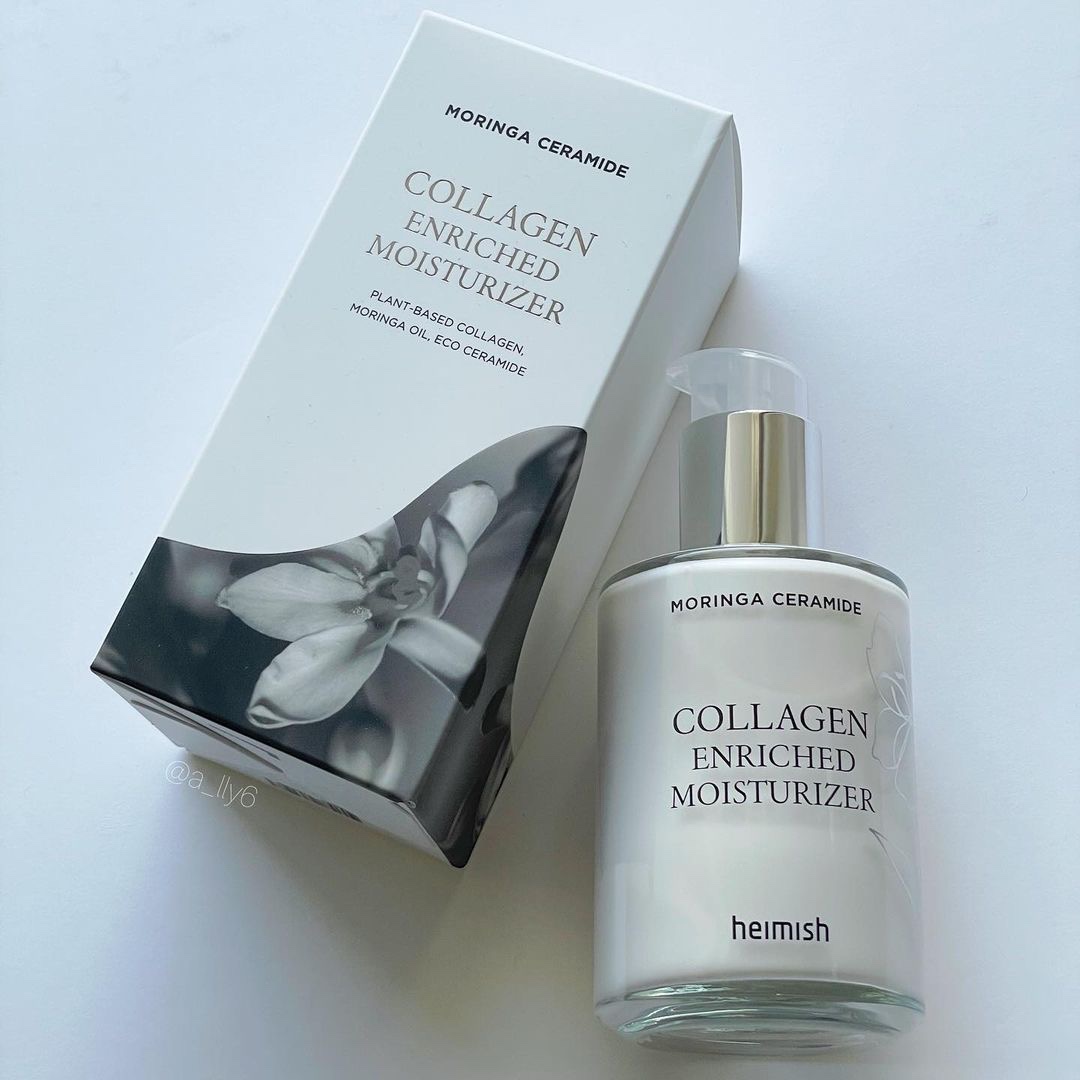 モリンガ セラミド コラーゲン エンリッチド モイスチャライザー/heimish/乳液を使ったクチコミ（3枚目）