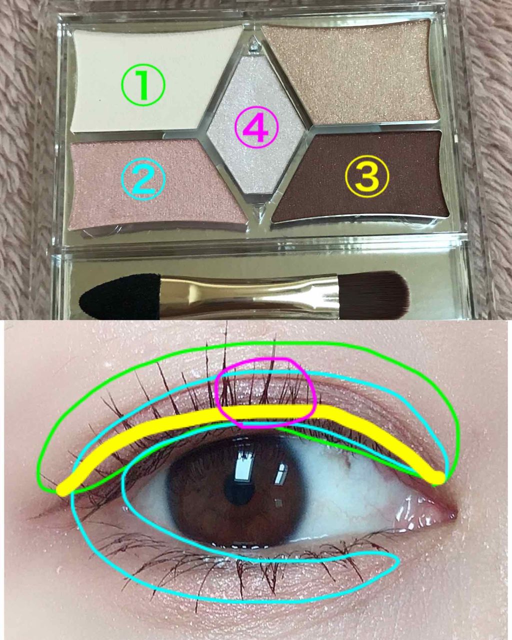 【旧品】パーフェクトスタイリストアイズ/キャンメイク/アイシャドウパレットを使ったクチコミ(3枚目)