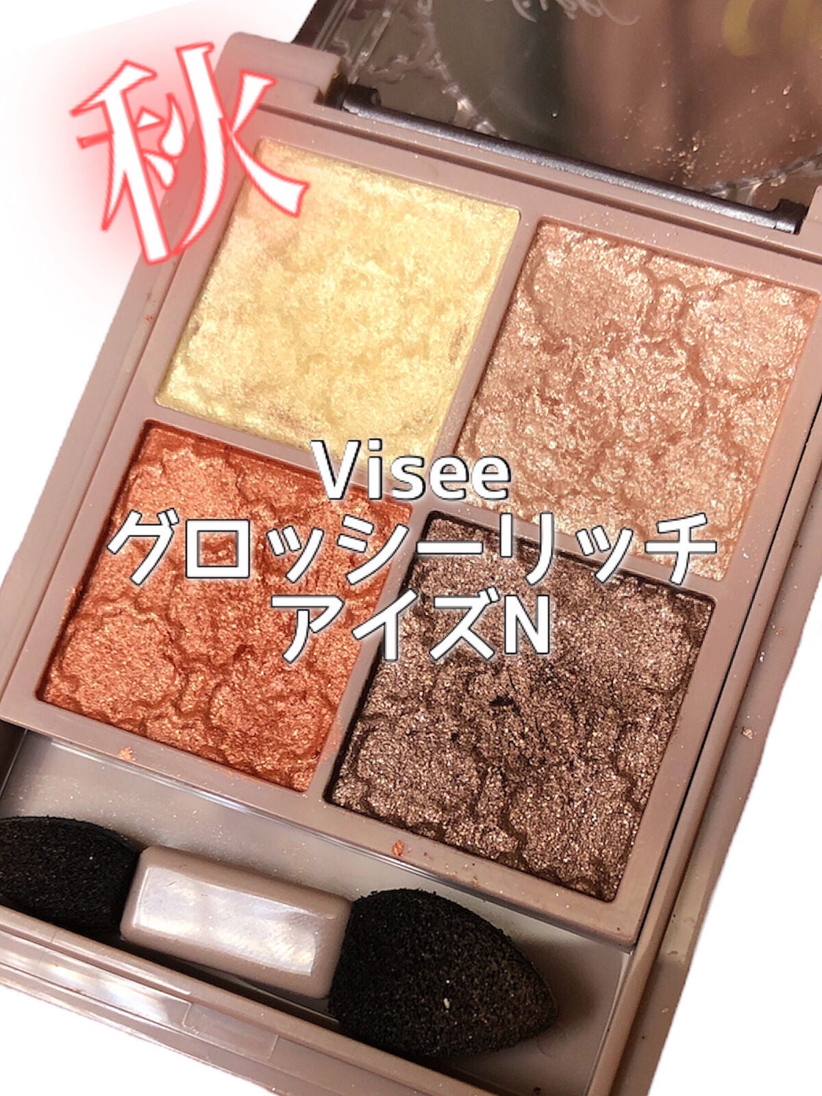 グロッシーリッチ アイズ N/Visée/アイシャドウパレットを使ったクチコミ(1枚目)