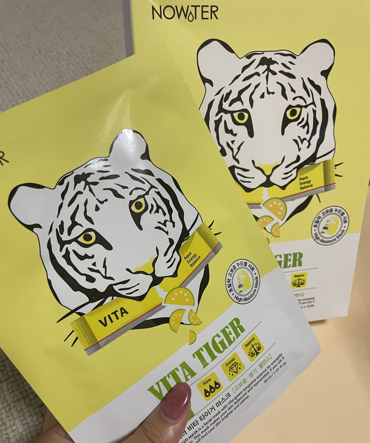 ビタタイガーマスク/NOWATER/シートマスク・パックを使ったクチコミ（1枚目）