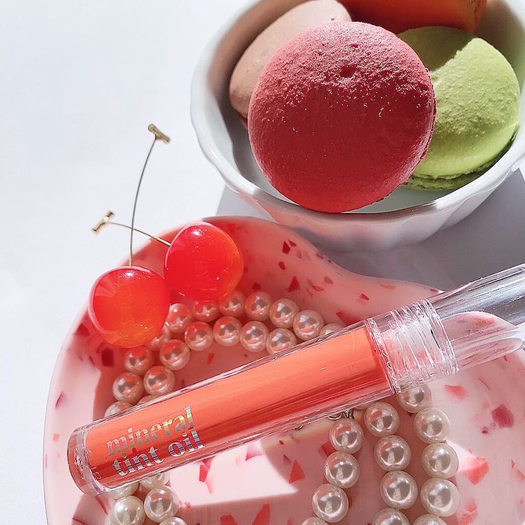 ミネラルティントオイル/4U2/リップティントを使ったクチコミ（1枚目）