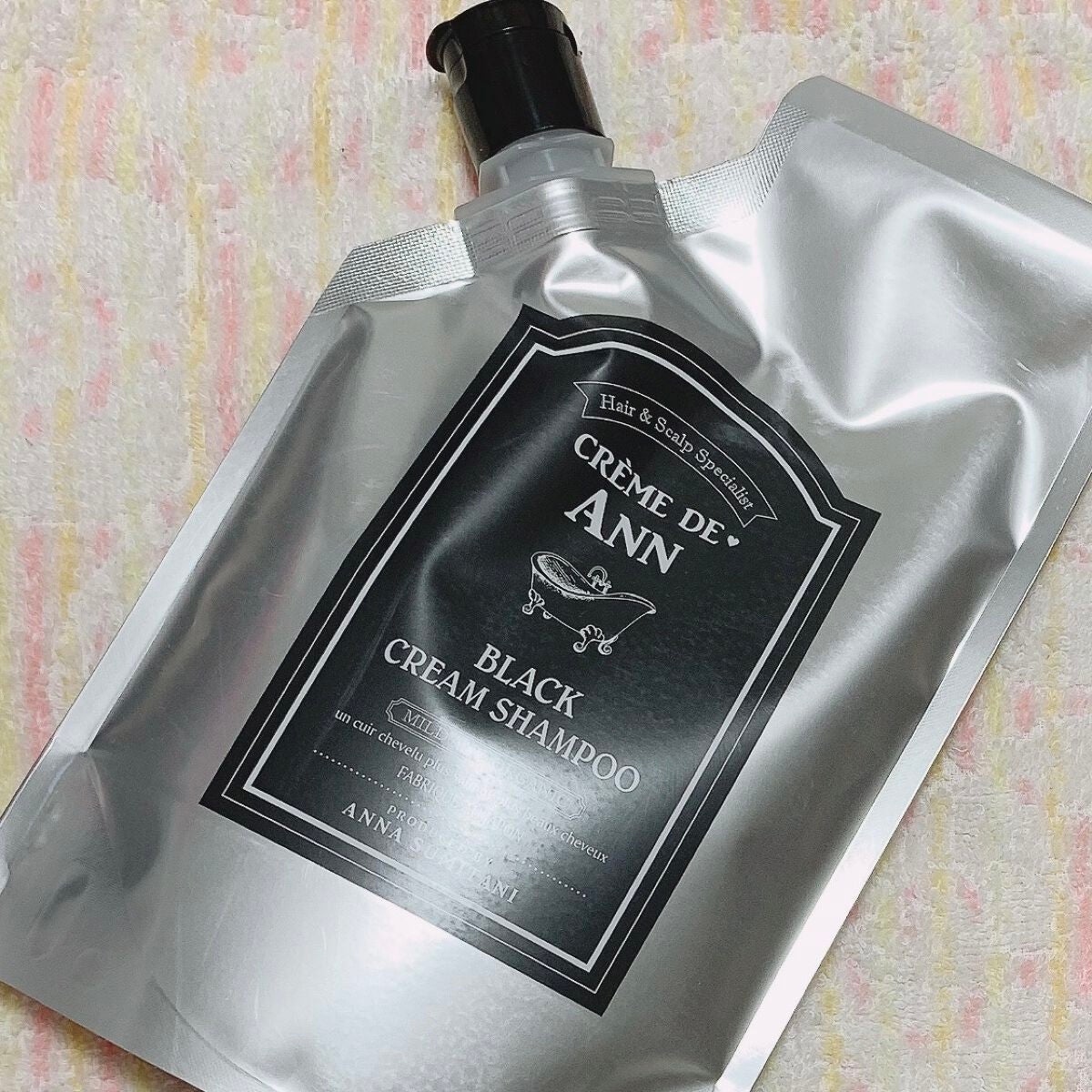 ブラッククリームシャンプー/creme de Ann/市販シャンプーを使ったクチコミ(1枚目)