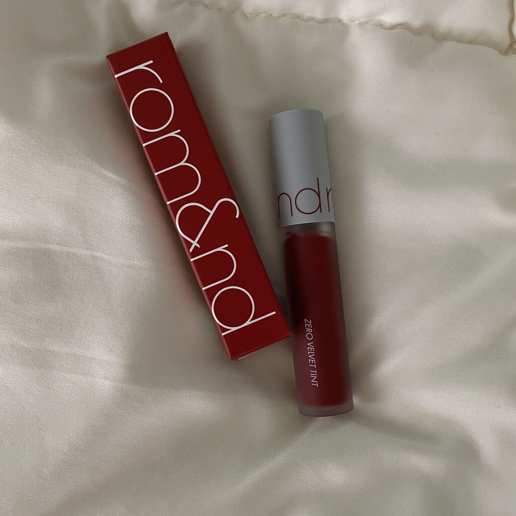 ゼロベルベットティント/rom&nd/リップティントを使ったクチコミ(1枚目)