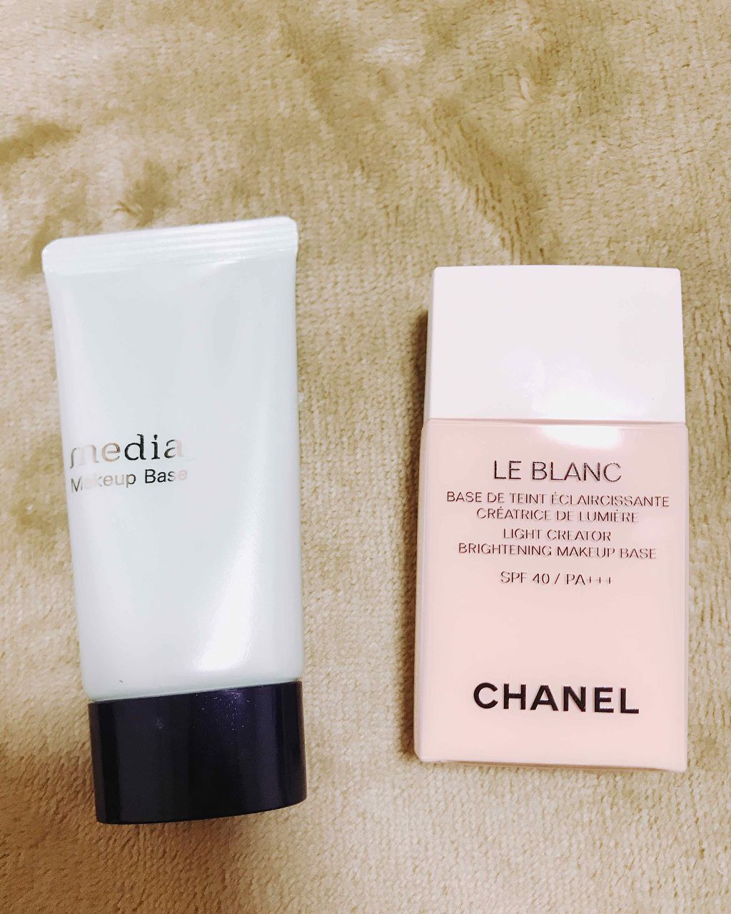 メイクアップベースS(グリーン)/media/化粧下地を使ったクチコミ（1枚目）