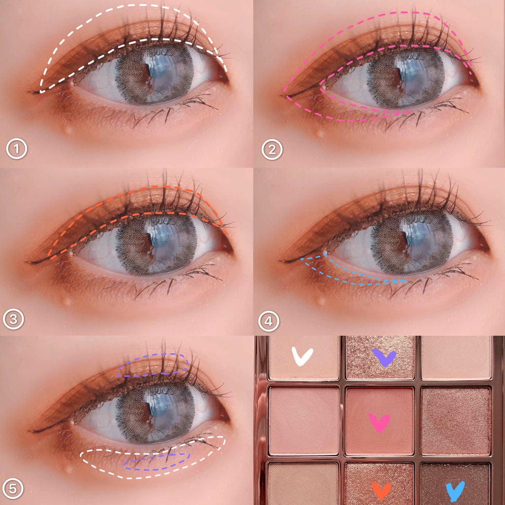 The Bella collection eyeshadow palette/CELEFIT/アイシャドウパレットを使ったクチコミ(2枚目)