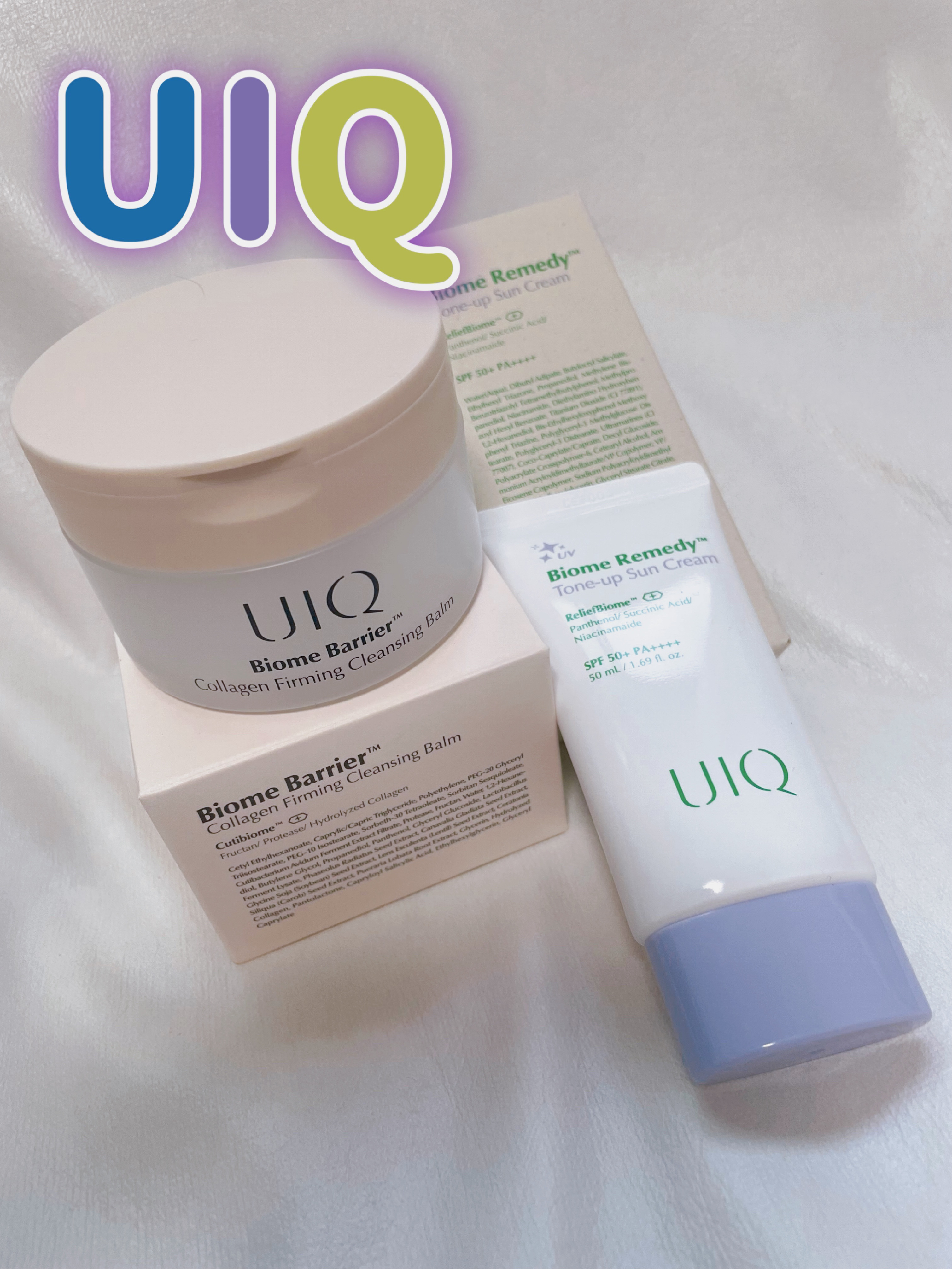 バイオームバリアコラーゲンファーミングクレンジングバーム/UIQ/クレンジングバームを使ったクチコミ（1枚目）