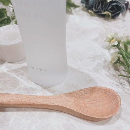 スクワランピュアオイル/アロヴィヴィ/フェイスオイルを使ったクチコミ(5枚目)