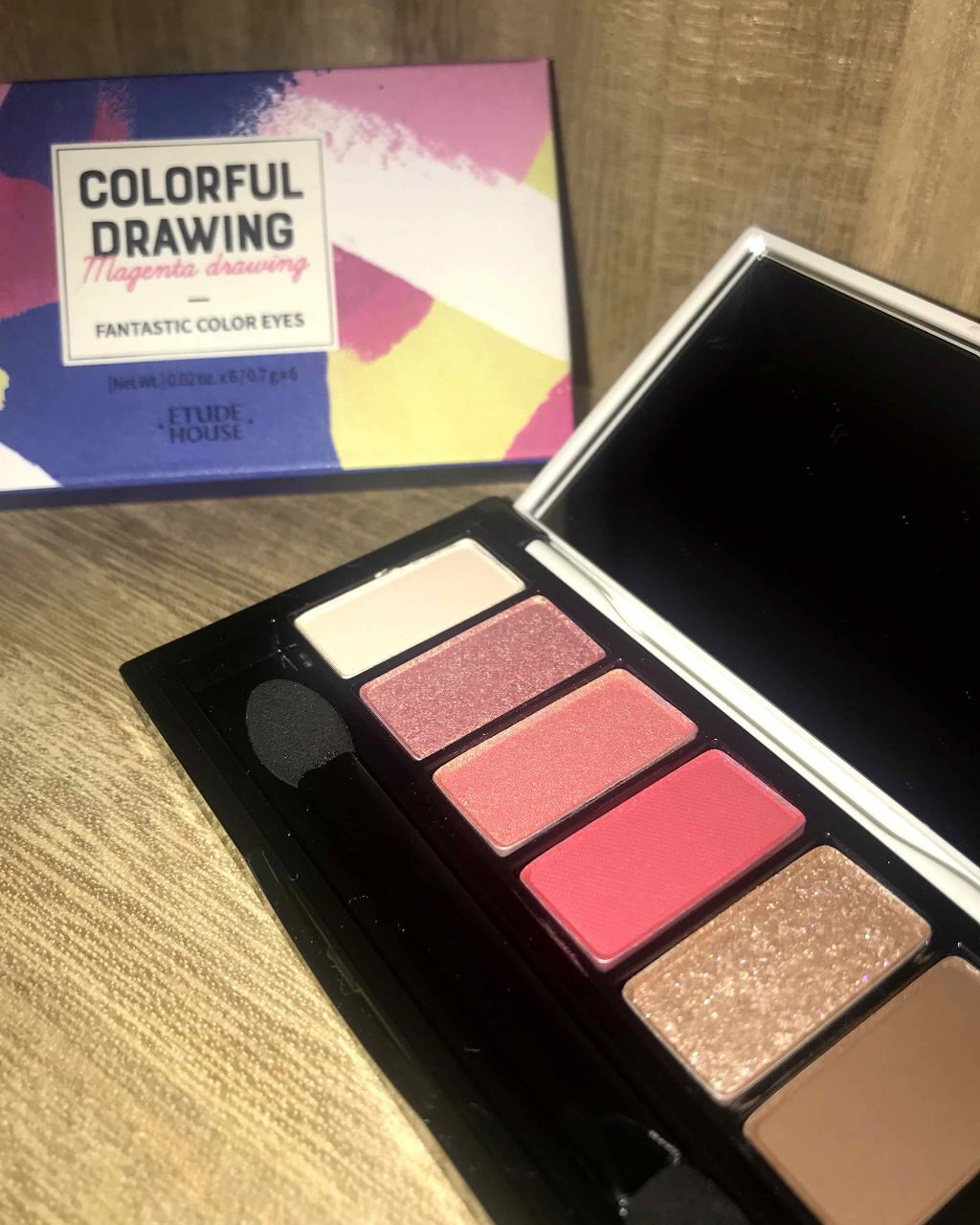 ファンタスティックカラーアイズ/ETUDE/アイシャドウパレットを使ったクチコミ(1枚目)