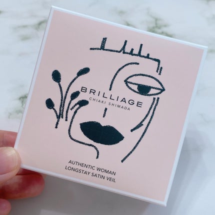 パウダリーファンデーション オーセンティックウーマン ロングステイ サテンヴェール/ブリリアージュ/パウダーファンデーションを使ったクチコミ(7枚目)