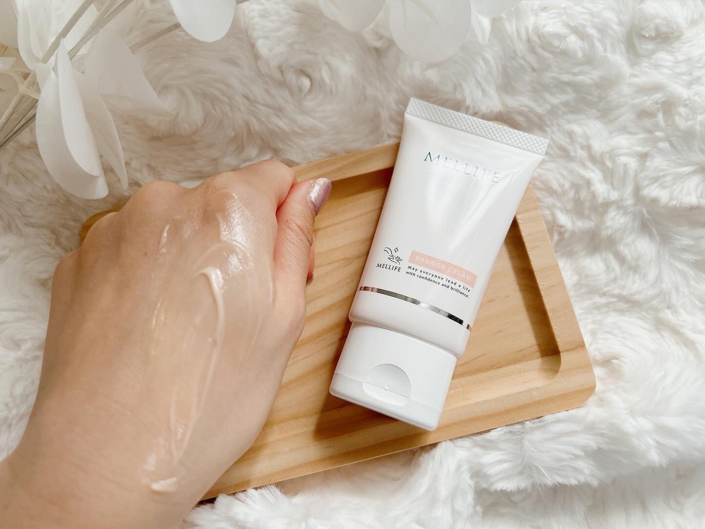 バリアクリーム/MELLIFE/フェイスクリームを使ったクチコミ(5枚目)