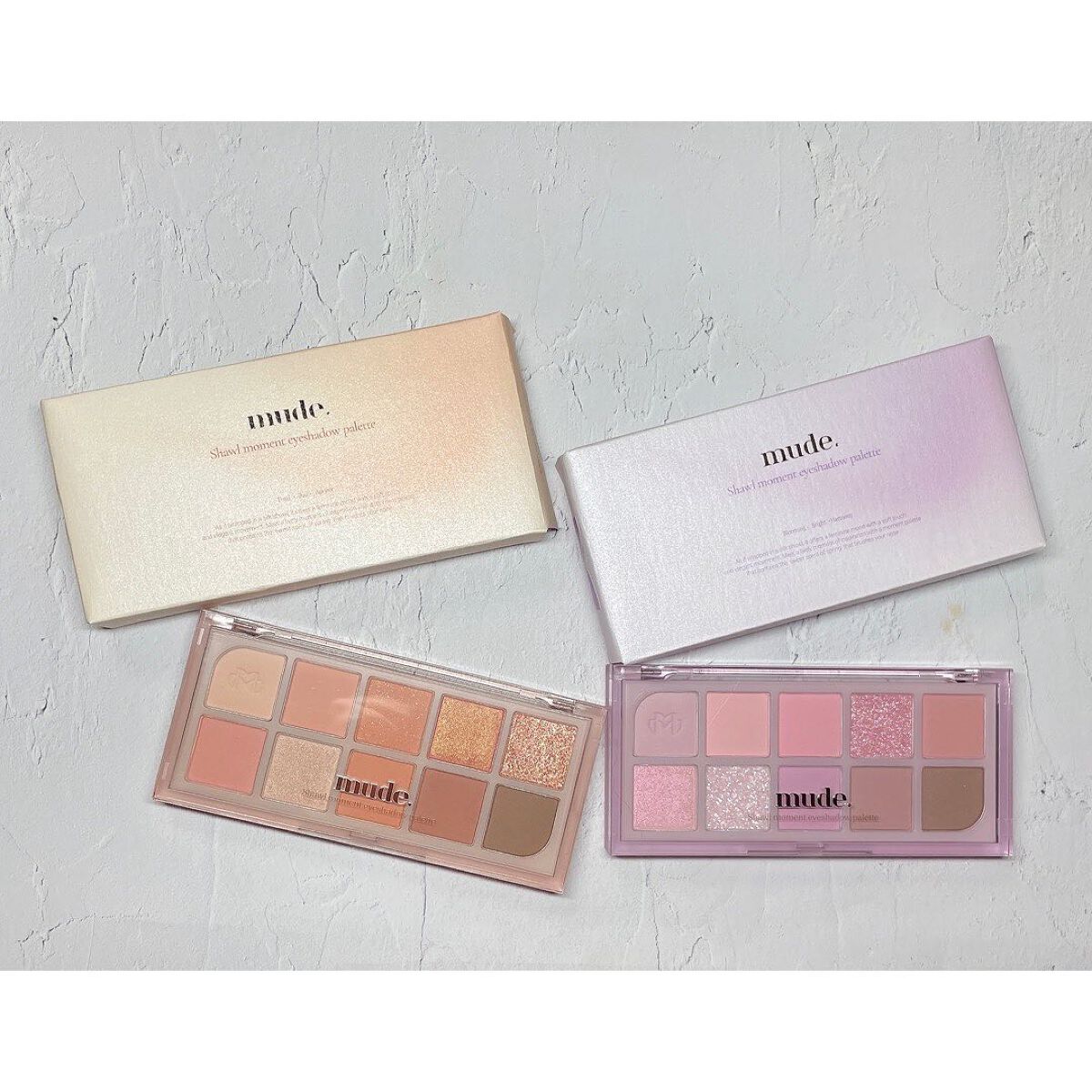 MDショールモーメント アイシャドウパレット/mude./アイシャドウパレットを使ったクチコミ（2枚目）