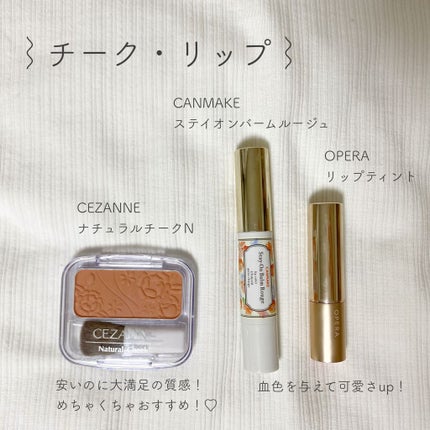 ステイオンバームルージュ/キャンメイク/口紅を使ったクチコミ(5枚目)