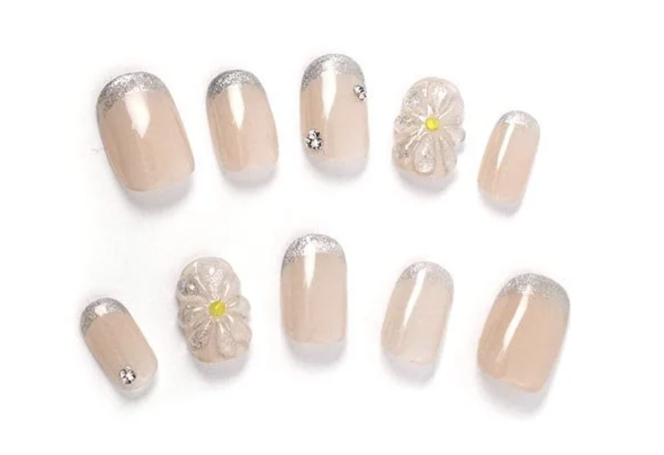 ミチネイル キラキラぷっくりフラワー