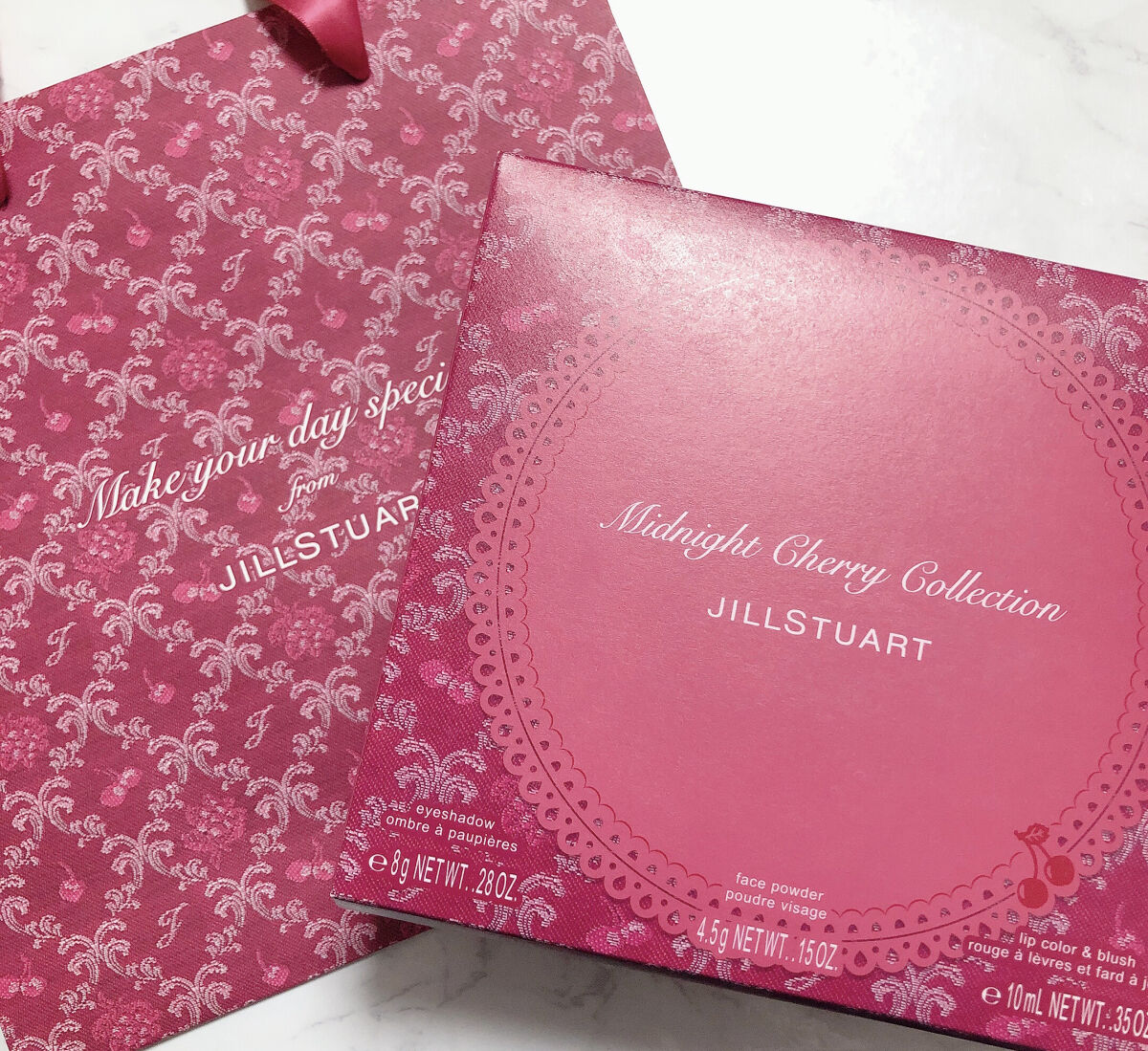 ジルスチュアート ミッドナイトチェリー コレクション/JILL STUART/メイクアップキットを使ったクチコミ（1枚目）