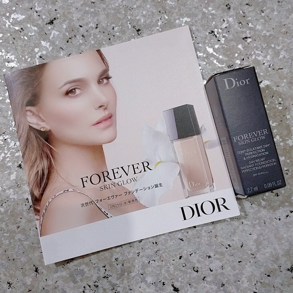 ディオールスキン フォーエヴァー フルイド グロウ/Dior/リキッドファンデーションを使ったクチコミ（2枚目）