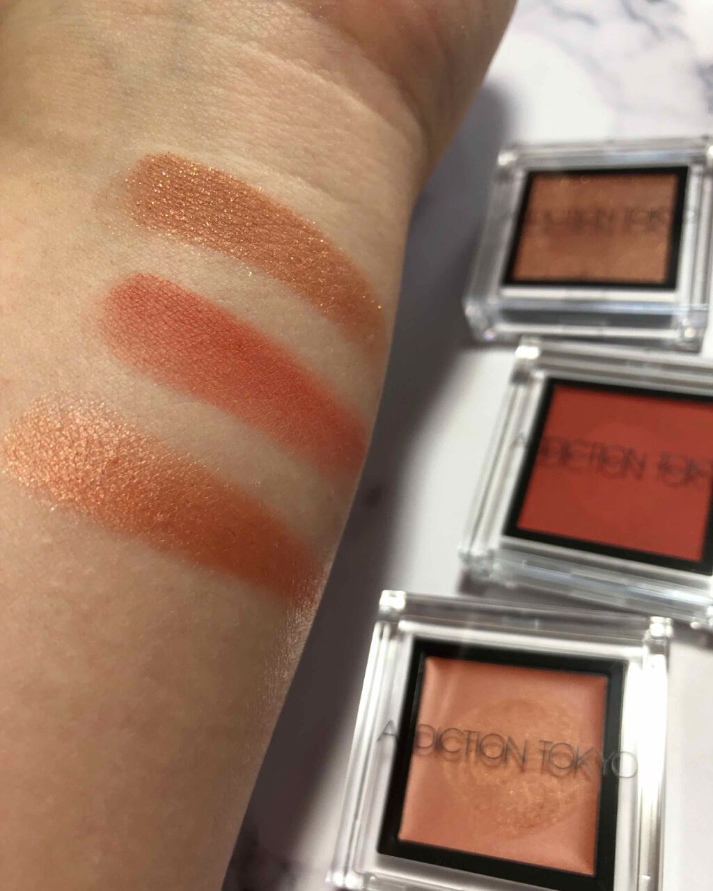 ザ アイシャドウ L 167 Dark Saffron/ADDICTION/単色アイシャドウを使ったクチコミ（3枚目）