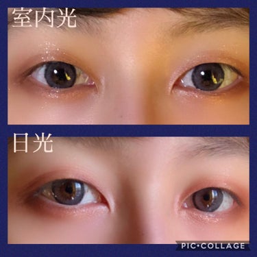 eye closet iDOL Series CANNA ROSE 1day ラベンダーグレー/EYE CLOSET/ワンデー（１DAY）カラコンを使ったクチコミ（2枚目）