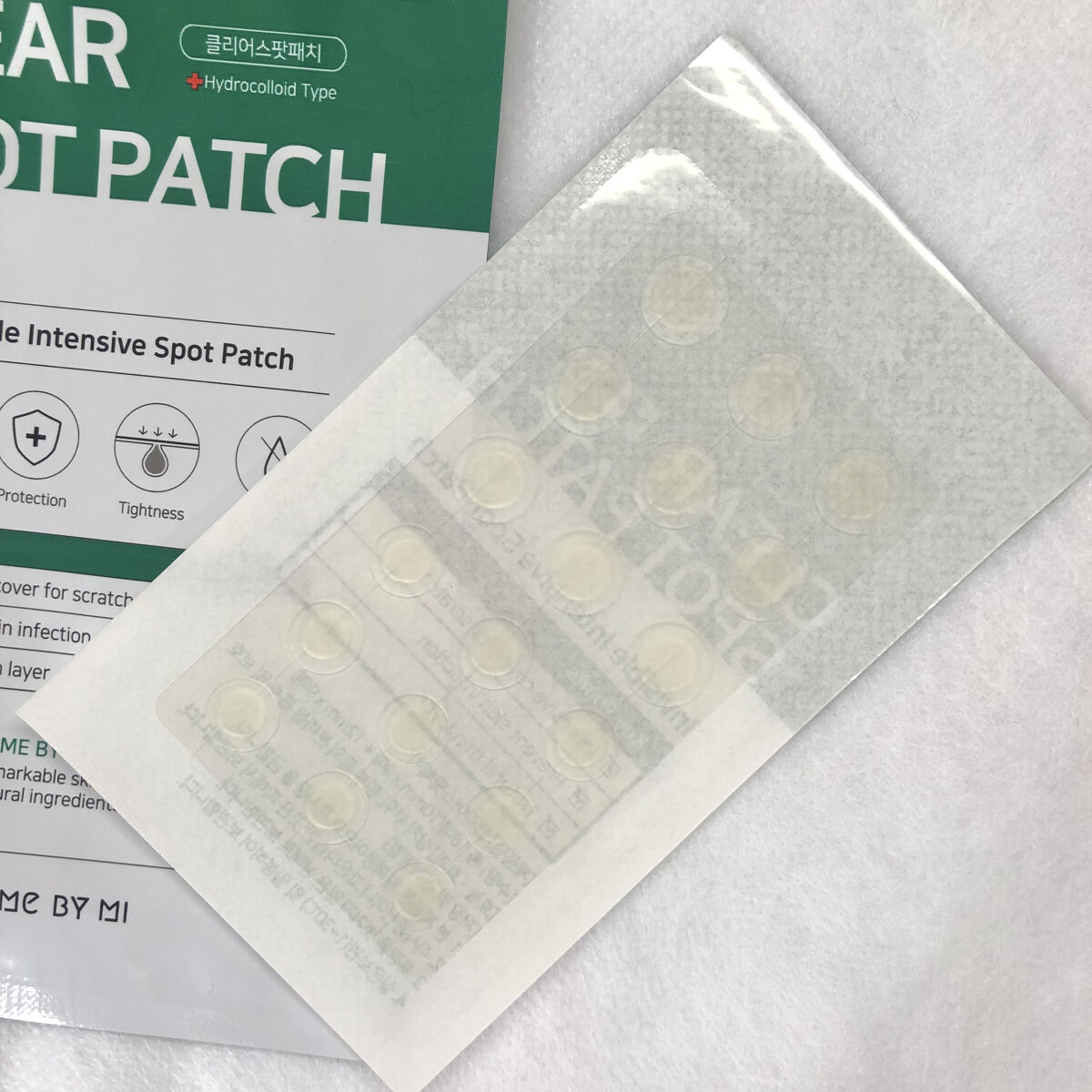 SOME BY MI 30デイズミラクルクリアスポットパッチのクチコミ「肌にしっかり密着ニキビパッチ‼︎

🌸SOME BY MI
　30デイズミラクルクリアスポット.....」（2枚目）