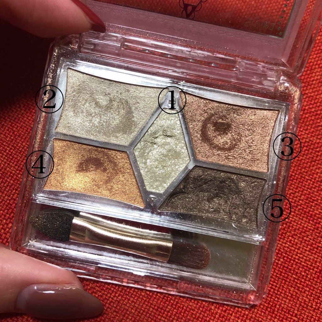 【旧品】パーフェクトスタイリストアイズ/キャンメイク/アイシャドウパレットを使ったクチコミ（2枚目）