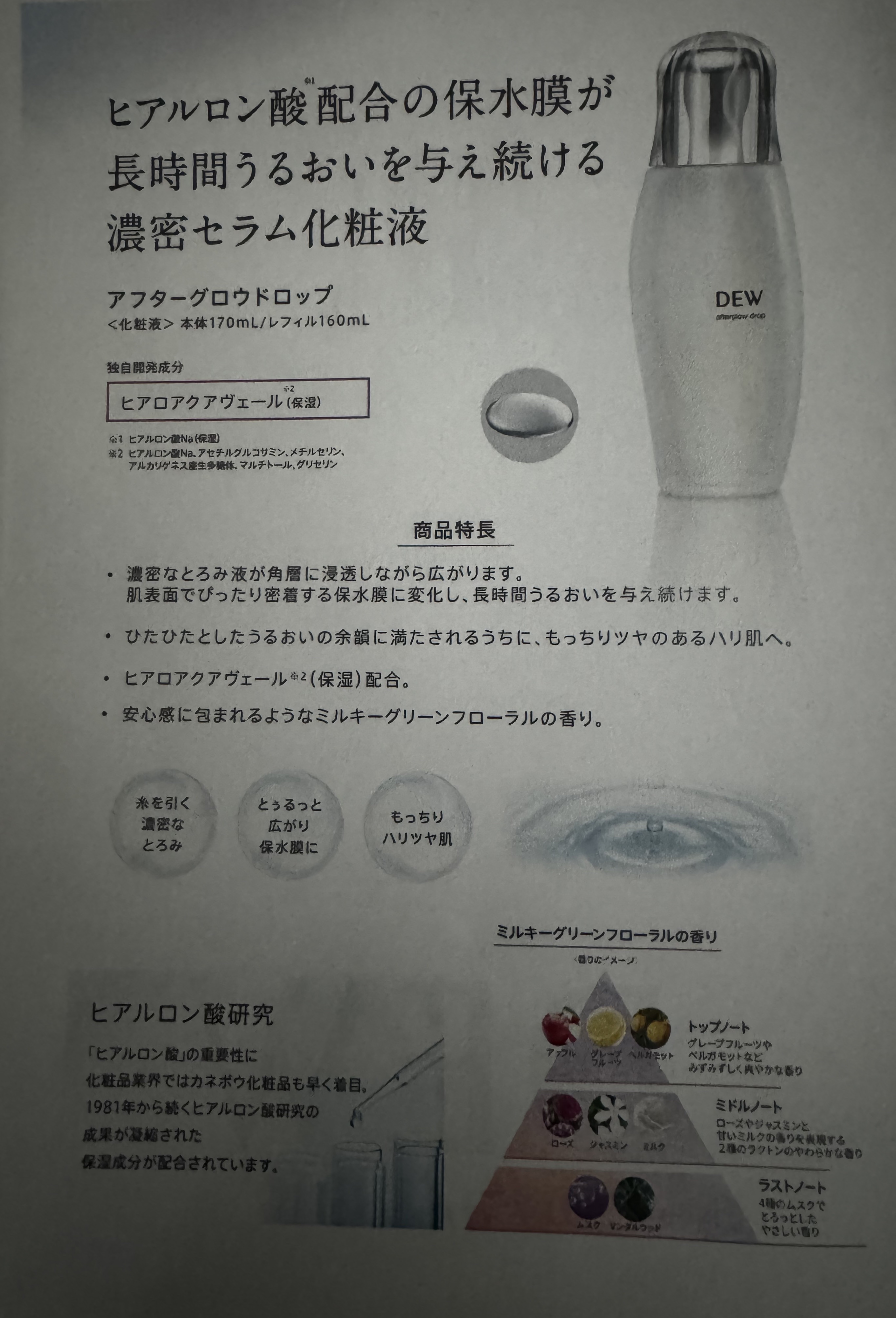 アフターグロウドロップ/DEW/化粧水を使ったクチコミ（2枚目）