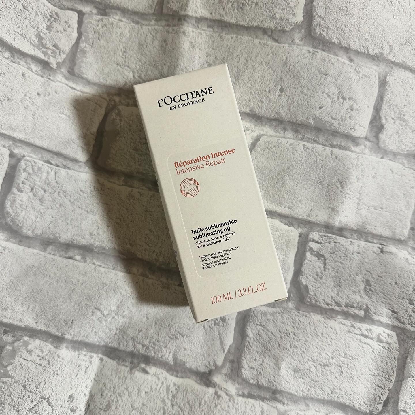 インテンシヴリペア ヘアオイル 100mL/L'OCCITANE/ヘアオイルを使ったクチコミ（2枚目）