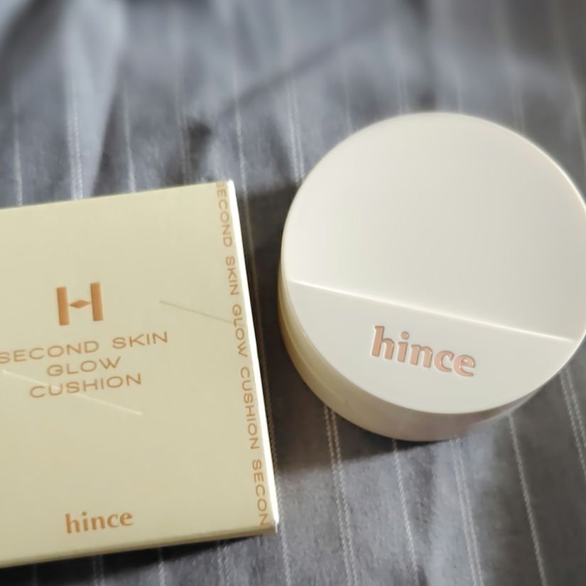 セカンドスキングロウクッション 15 ロージー/hince/クッションファンデーションを使ったクチコミ（3枚目）