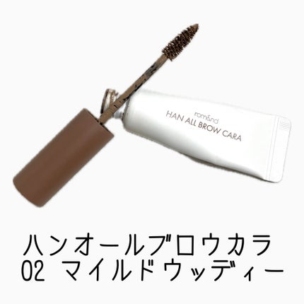 ハンオールブロウカラ/rom&nd/眉マスカラを使ったクチコミ(1枚目)