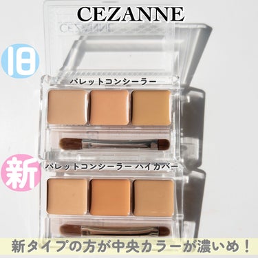 パレットコンシーラー/CEZANNE/コンシーラーを使ったクチコミ（3枚目）