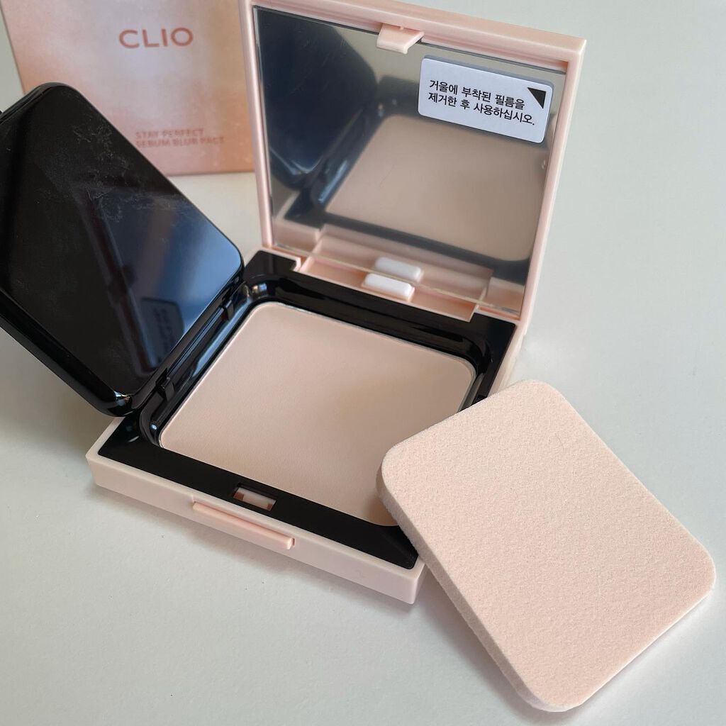 ステイ パーフェクト ノー シーバム ブラー パクト/CLIO/プレストパウダーを使ったクチコミ（2枚目）