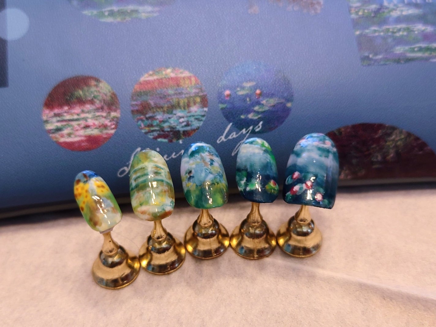 ジェルネイル(ライト対応)/セリア/ジェルネイルを使ったクチコミ(1枚目)