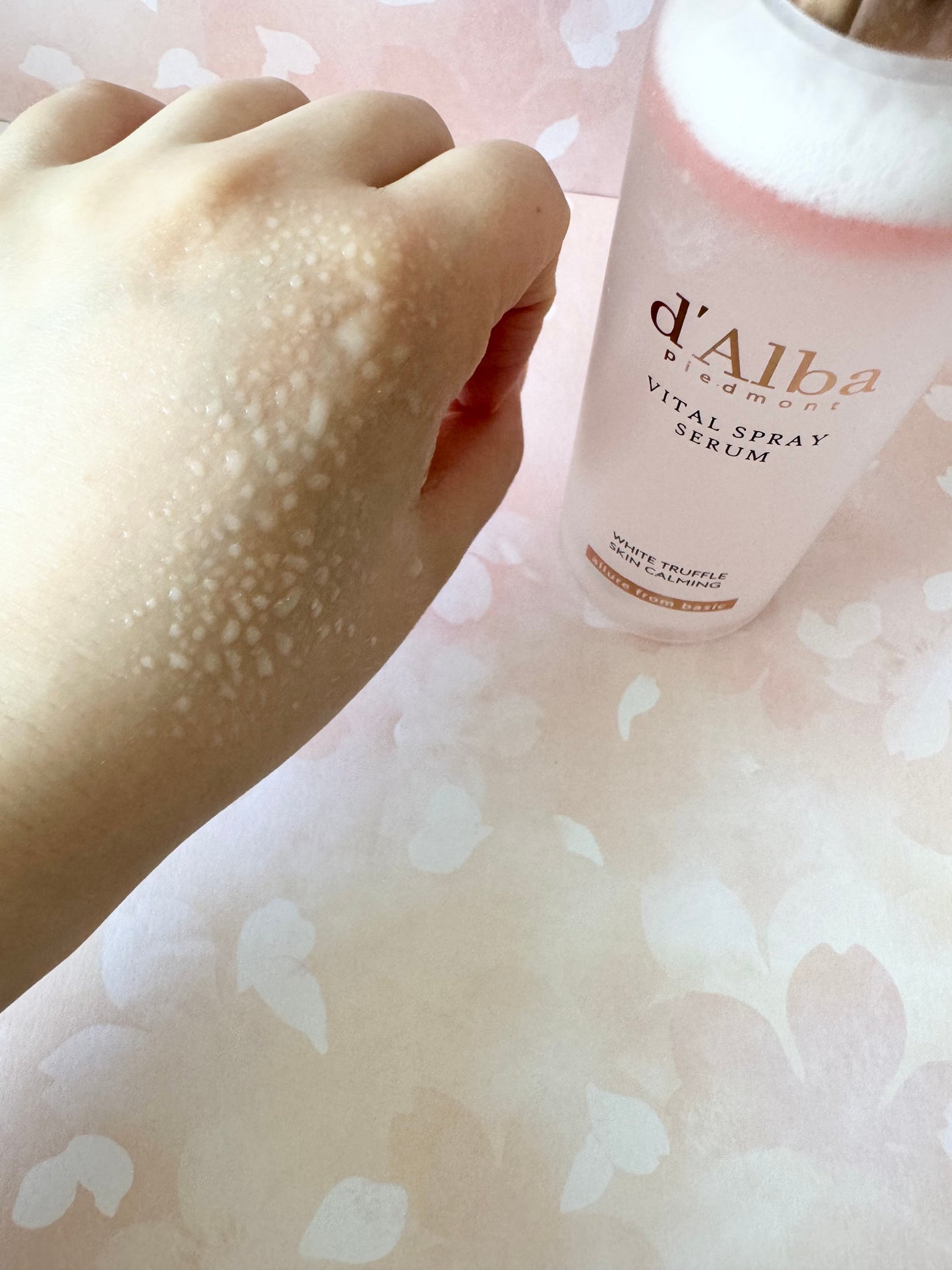 ダルバ ホワイトトリュフバイタルスプレーセラム/ダルバ/ミスト状化粧水を使ったクチコミ(3枚目)
