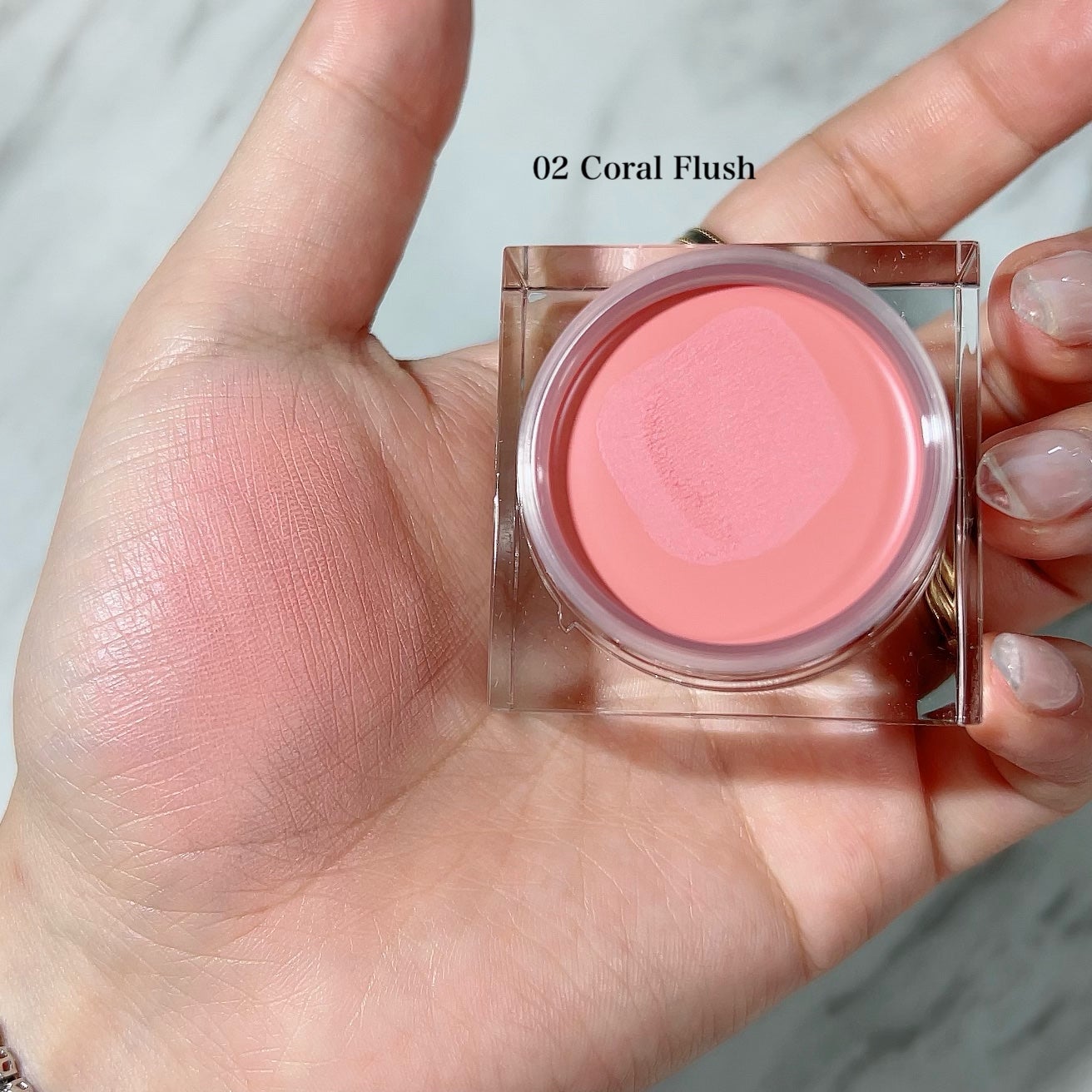 ムードミックスクリームブラッシャー/MAD PEACH/ジェル・クリームチークを使ったクチコミ(4枚目)