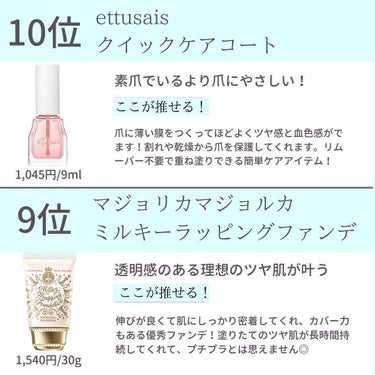 𝑺𝑬𝑵𝑨💄美容メディア on LIPS 「今回は使ったら垢抜けたアイテムをランキング形式でまとめてみ..」（2枚目）