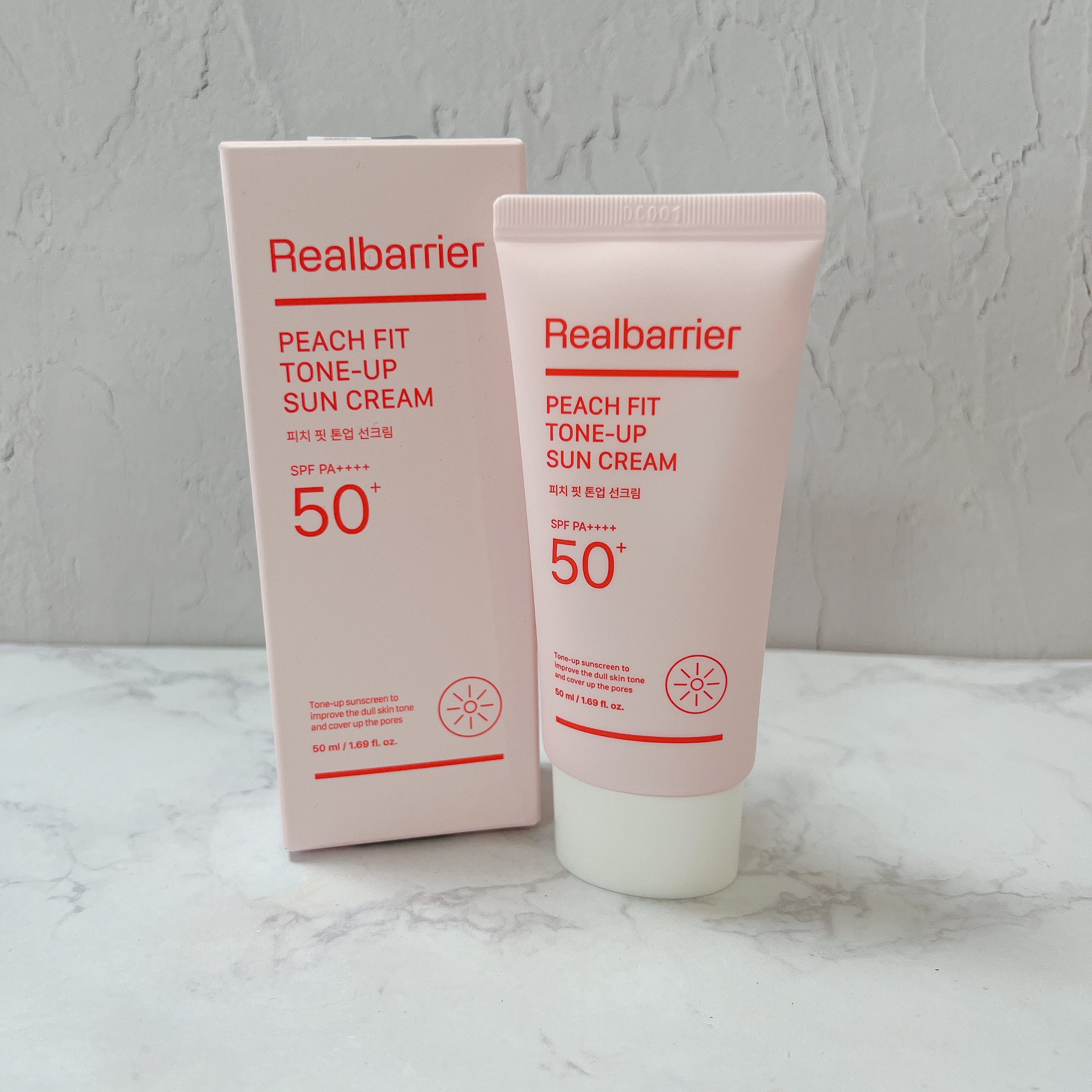ピーチフィットトーンアップ日焼け止め/Real Barrier/日焼け止めクリームを使ったクチコミ（1枚目）